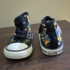 Converse Kids Black High-Top Sneakers